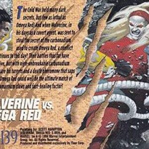 1994 Fleer Ultra #139 Wolverine vs. Omega Red NonSport