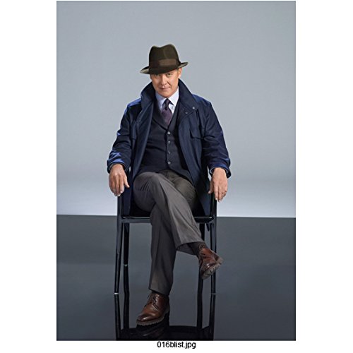 The Blacklist James Spader as Raymond Reddington Seated Promo Wearing Hat 8 x 10 inch Photo