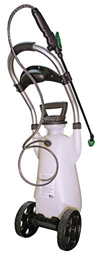 Scotts 190617 Lithium-ion Pump Zero Wheeled Sprayer, 3 Gallon, 3-Gallon, Powered Cart