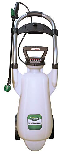 Scotts 190617 Lithium-ion Pump Zero Wheeled Sprayer, 3 Gallon, 3-Gallon, Powered Cart