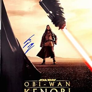 EWAN McGREGOR Signed STAR WARS"Obi Wan Kenobi" 13x19 Poster BAS & Official Pix