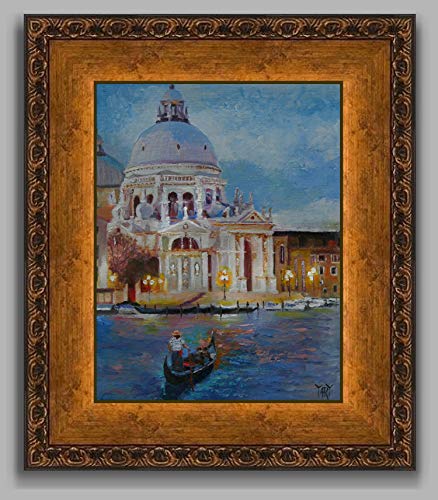 SOLD Santa Maria Cathedral, Venice - Grand Canal by internationally renown painter Yary Dluhos