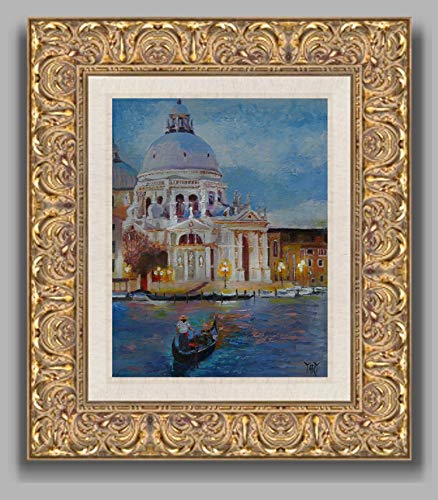 SOLD Santa Maria Cathedral, Venice - Grand Canal by internationally renown painter Yary Dluhos