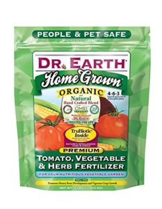 dr. earth home grown tomato, vegetable & herb fertilizer, 4lb