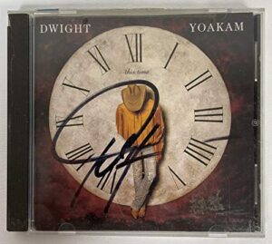 dwight yoakam signed autographed ‘this time’ music cd – coa matching holograms