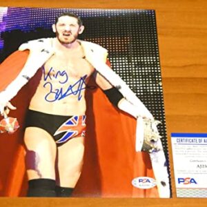 Wade Barrett Signed 8x10 Pro Wrestling Photo with PSA COA