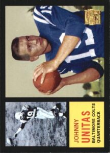 2000 topps unitas reprints football card #r6 johnny unitas mint