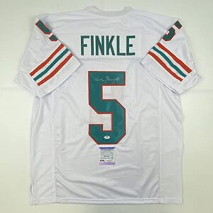 Autographed/Signed Sean Young Ray Finkle Miami White Ace Ventura Movie Football Jersey PSA/DNA COA