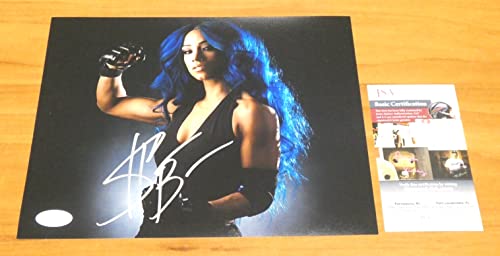 Sasha Banks Signed 8x10 Pro Wrestling Photo with JSA COA