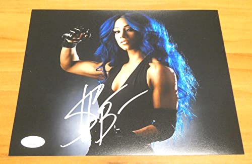 Sasha Banks Signed 8x10 Pro Wrestling Photo with JSA COA