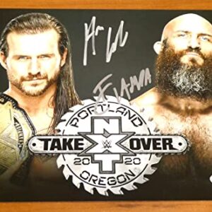 Tommaso Ciampa Adam Cole Signed 8x10 Pro Wrestling Photo with PSA COA