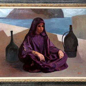 Egyptian Woman in Purple