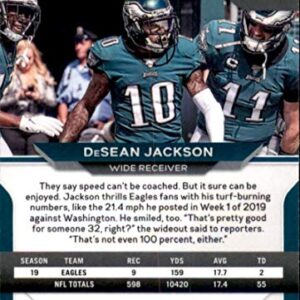 Football NFL 2020 Panini Prizm #168 DeSean Jackson NM Near Mint Eagles