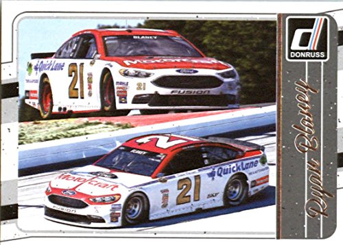 2017 Donruss Duals #120 Ryan Blaney Motorcraft/Wood Brothers Racing/Ford Racing Card