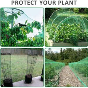 Bird Netting for Garden Protect Vegetable Plants and Fruit Trees, Garden Net Doesn't Tangle and Reusable Fencing Protect Fruit Vegetables from Birds,Deer,Squirrels and Other Animals