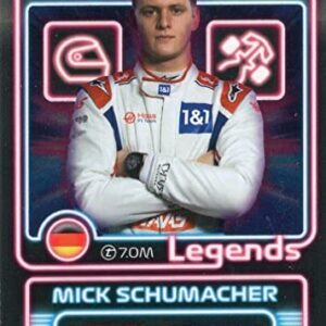 Topps 2022 Formula 1 Racing FUTURE LEGENDS Turbo Attax Sealed MEGA Tin with Mick Schumacher and Lando Norris Exclusive Cards and 4 Limited Editions