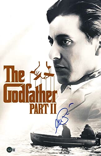 Al Pacino Signed Autograph The Godfather Part II 11x17 Movie Poster Beckett COA