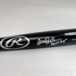 Ryne Sandberg Chicago Cubs Signed Autographed Black Rawlings Baseball Bat with JSA COA