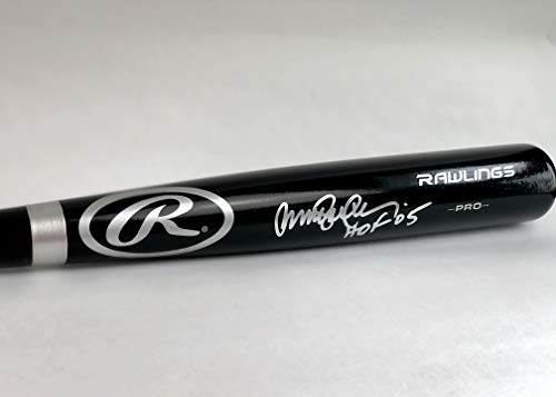 Ryne Sandberg Chicago Cubs Signed Autographed Black Rawlings Baseball Bat with JSA COA