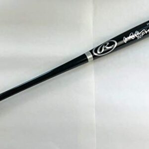 Ryne Sandberg Chicago Cubs Signed Autographed Black Rawlings Baseball Bat with JSA COA