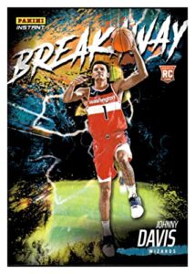 johnny davis rc 2022-23 panini instant breakaway rookie /2304#12 wizards nm+-mt+ nba basketball