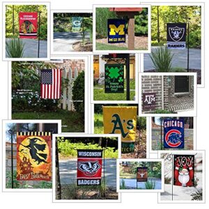 Sports Flags Pennants Company Garden Flag Stand Pole Holder and Rubber Stopper Set