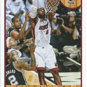 Lebron James 2013 2014 Hoops Basketball Series Mint Card #62