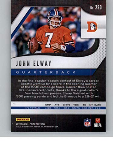 2019 Panini Prizm #290 John Elway Denver Broncos Football NFL