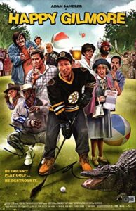 adam sandler & kevin nealon signed happy gilmore 11×17 poster photo beckett coa