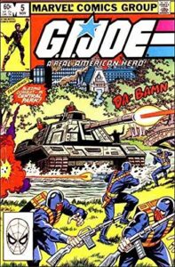 g.i. joe, a real american hero #5 fn ; marvel comic book | 1st print