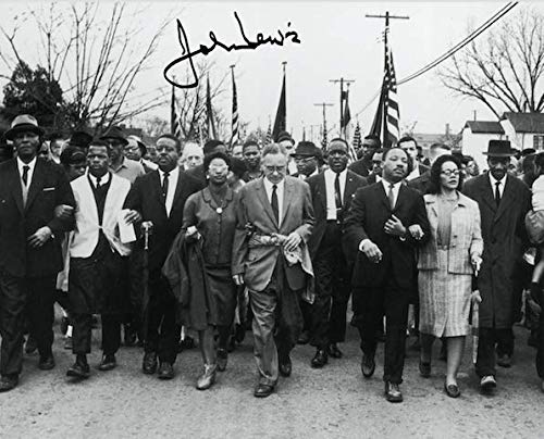 John Lewis Reprint Signed Autographed 8x10 Poster Congressman Civil Rights Activist Photo Reproduction Print