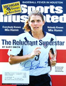 hamm, mia 9/22/03 autographed magazine