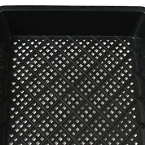 1020 Mesh Bottom Trays 5 Pack - Heavy Duty Microgreens Growing Trays - Plastic Plant Trays for Indoors Seed Starting - Propagation Tray for Microgreens & Wheatgrass Sprouting