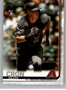 2019 topps update (series 3) #us266 kevin cron rc rookie arizona diamondbacks official baseball trading card