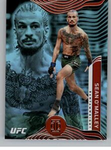 2022 panini chronicles ufc #280 sean o’malley bantamweight illusions official mma trading card in raw (nm or better) condition