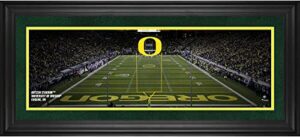 oregon ducks framed 10″ x 30″ autzen stadium panoramic photograph – college team plaques and collages