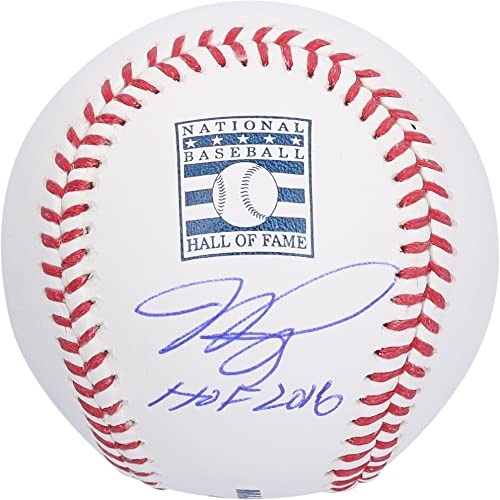 Mike Piazza New York Mets Autographed Hall of Fame Logo Baseball with HOF 16 Inscription - Autographed Baseballs