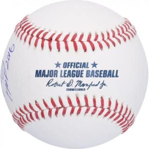 Mike Piazza New York Mets Autographed Hall of Fame Logo Baseball with HOF 16 Inscription - Autographed Baseballs