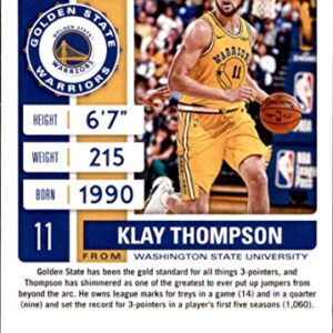2019-20 Panini Contenders Basketball #62 Klay Thompson Golden State Warriors Basketball Card
