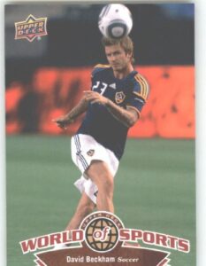 2010 upper deck world of sports #61 david beckham/soccer cards/galaxy /