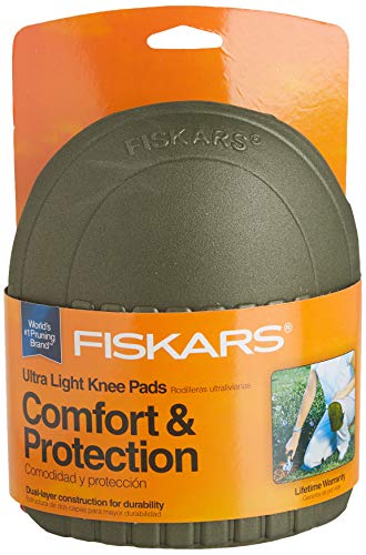 Fiskars 885841075321 Ultra Light Knee Pads, Green, 94186997J, 1PacK, Multicolor