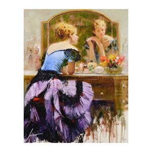pino,”by the mirror”, canvas