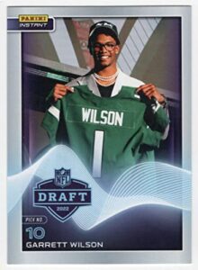 garrett wilson rc 2022 panini instant draft night rookie /992#9 nfl jets