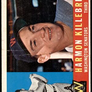 1960 Topps # 210 Harmon Killebrew Washington Senators (Baseball Card) GOOD Senators