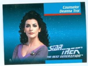 deanna troi trading card star trek the next generation 1992#009 marina siritis