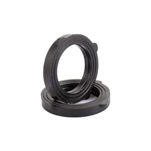 ZKZX Garden Hose Washer Heavy Duty Rubber Washer, Fit All Standard 3/4" Garden Hose Fittings 40PCS (Black)