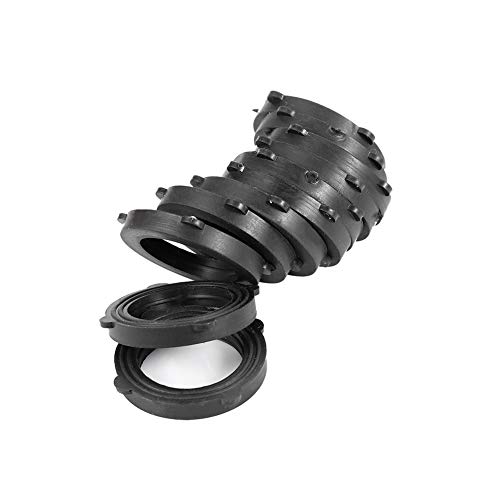 ZKZX Garden Hose Washer Heavy Duty Rubber Washer, Fit All Standard 3/4" Garden Hose Fittings 40PCS (Black)