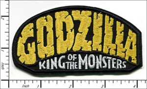 zilla king of the monsters iron on patch