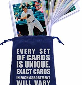 New York Yankees Baseball Cards: Aaron Judge, D.j. Lemahieu, Gleyber Torres, Anthony Rizzo, Derek Jeter, Josh Donaldson, Aaron Hicks ASSORTED Trading Card and Wristbands Bundle