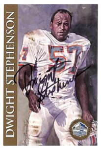 dwight stephenson signed hof series card autographed dolphins 63936